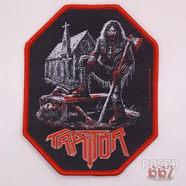traitor-commander-patch-aufn-her-schwarz-11cm-thrash-metal image 1