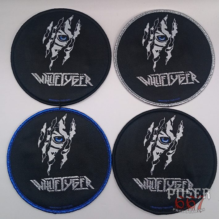 white-tyger-patch-aufn-her-rund-schwarzer-rand image 2