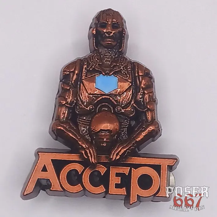 accept-humanoid-pin-4-5-cm-antik-silber-blau image 1