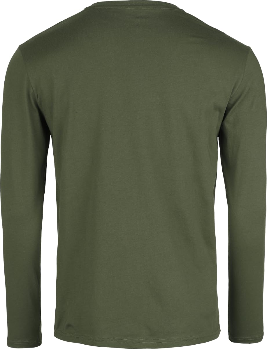 black-premium-langarmshirt-herren-oliv-schwarz-xl-2er-pack image 6