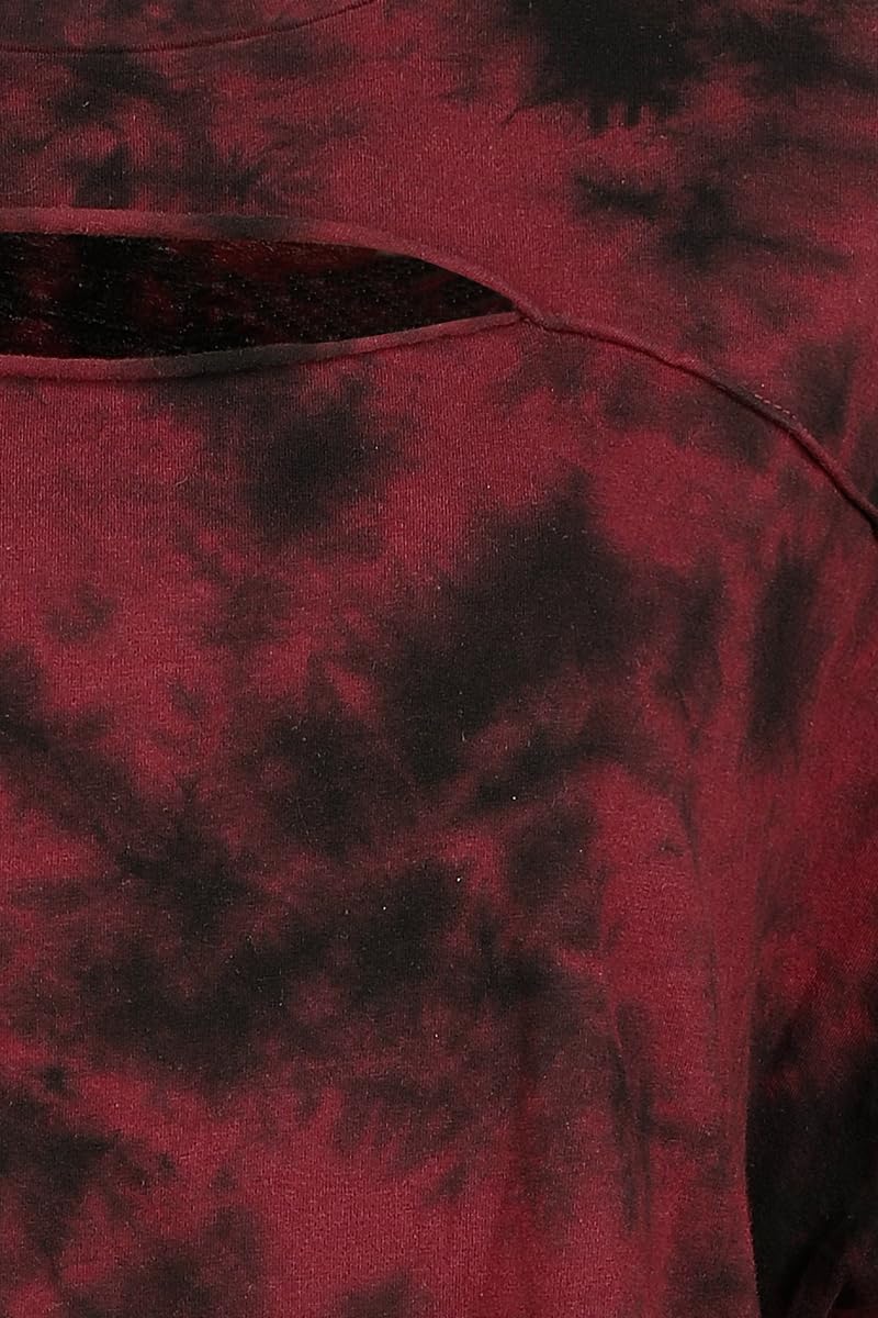 black-premium-by-emp-t-shirt-cut-out-schwarz-rot-damen image 3