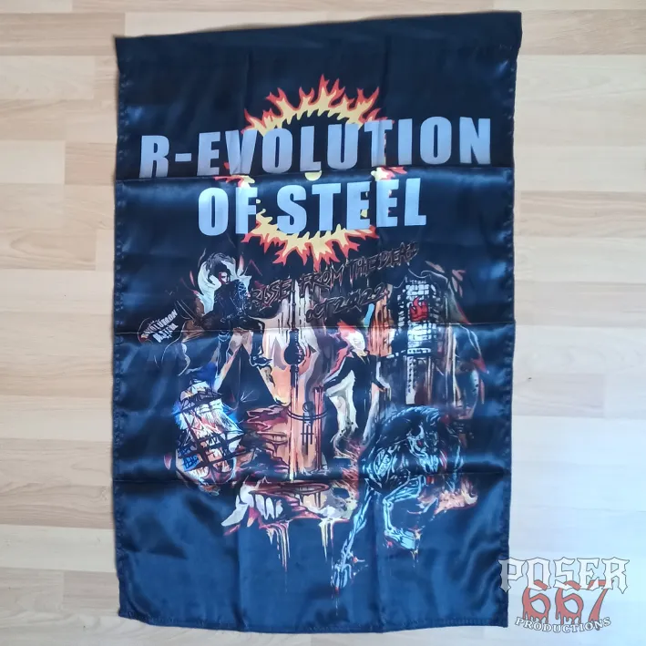 poser667-productions-ros-r-evolution-of-steel-flagge-din-a1-satin image 1
