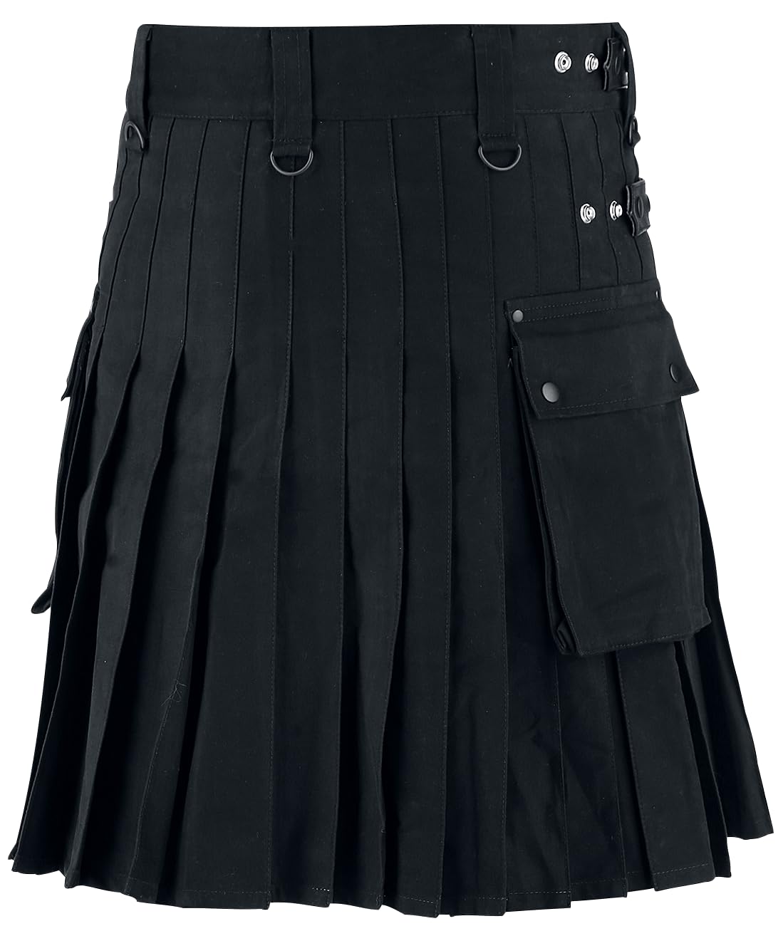 black-premium-by-emp-kilt-herren-l-schwarz-mit-tasche image 3