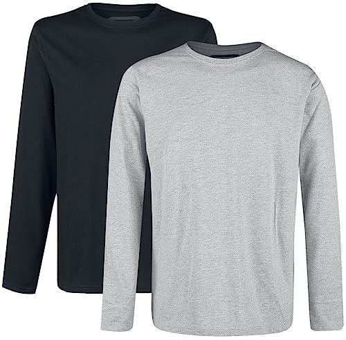 red-by-emp-basic-longsleeves-4xl-schwarz-grau-doppelpack image 7