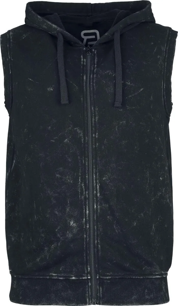 red-by-emp-herren-sweatweste-grau-meliert-kapuze-gr-m image 1
