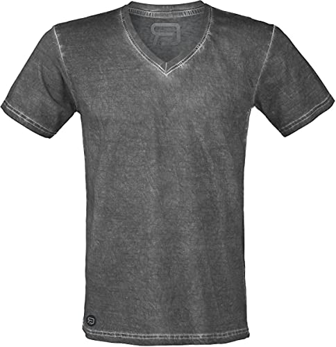 red-by-emp-basic-t-shirt-herren-dunkelgrau-waschung image 7