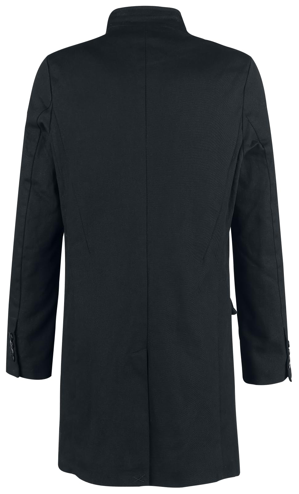 black-premium-kurzmantel-schwarz-stehkragen-gr-e-s image 3