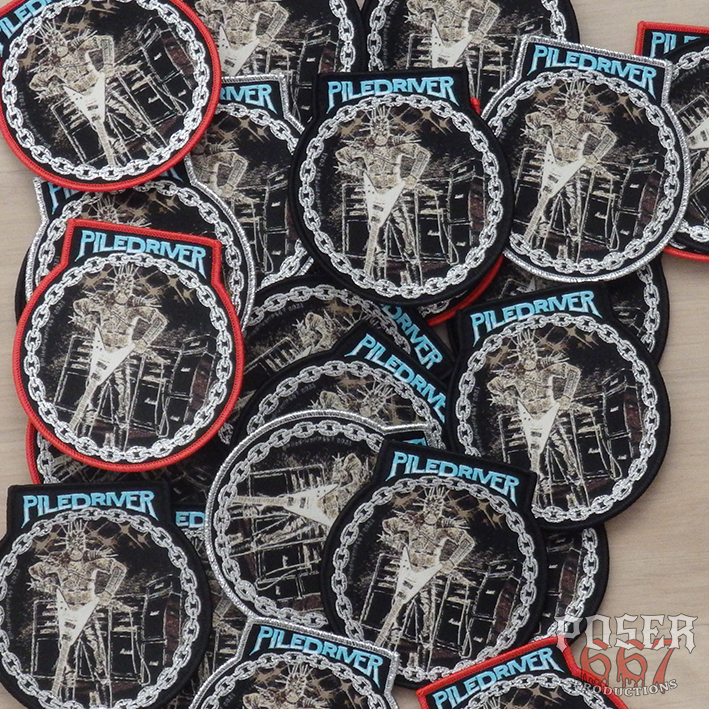piledriver-metal-inquisition-patch-gewebt-9cm-metallic image 6