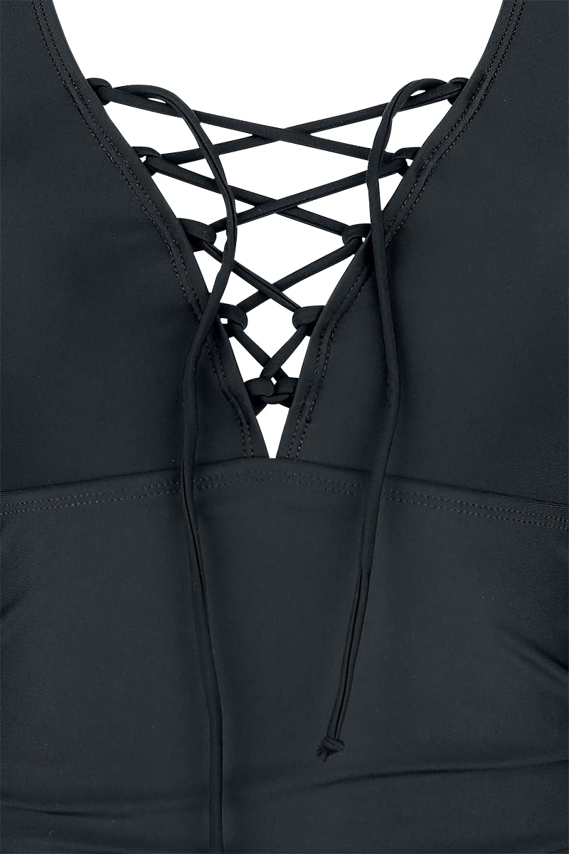 black-premium-badeanzug-schwarz-schn-rung-damen-xxl image 3