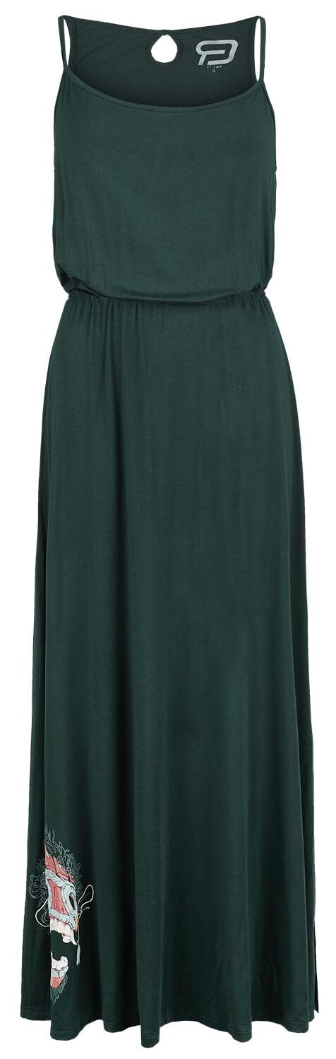 red-by-emp-kleid-dunkelgr-n-taillenraffung-gr-e-s image 1