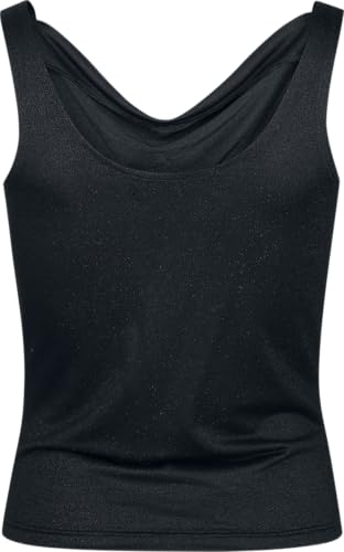 black-premium-by-emp-damen-top-schwarz-basic-mit-glitzereffekt image 8
