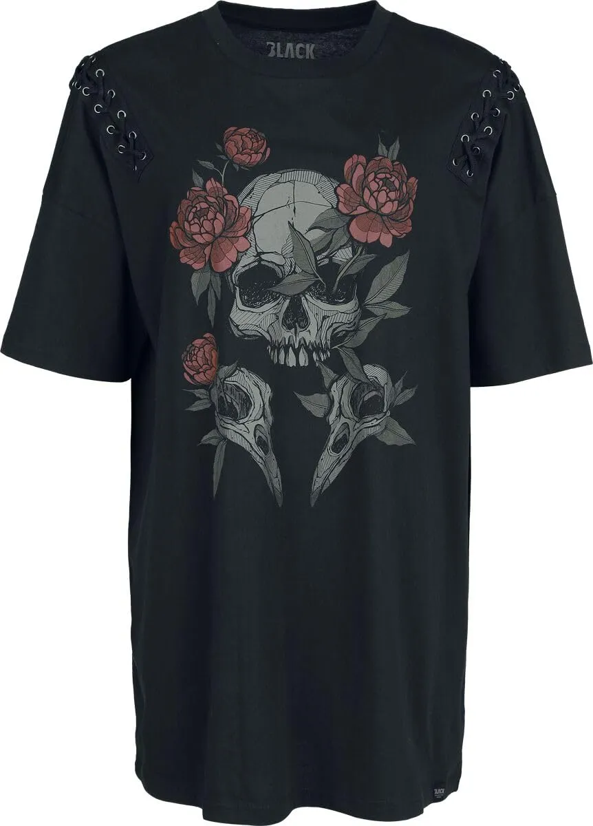 black-premium-beaks-claws-oversize-t-shirt-schwarz-print-m image 1