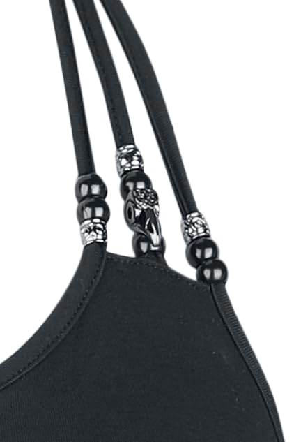 black-premium-essential-neckholder-top-perlen-schwarz-m image 8