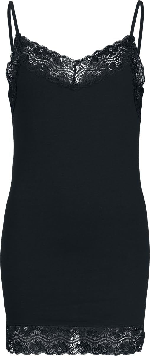 black-premium-by-emp-damen-2-in-1-t-shirt-bordeaux-top-schwarz image 4