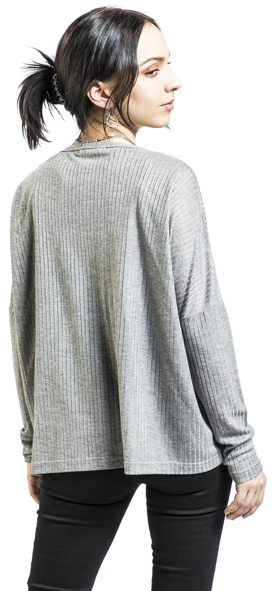 red-by-emp-longsleeves-damen-langarmshirt-grau-rippstoff image 7