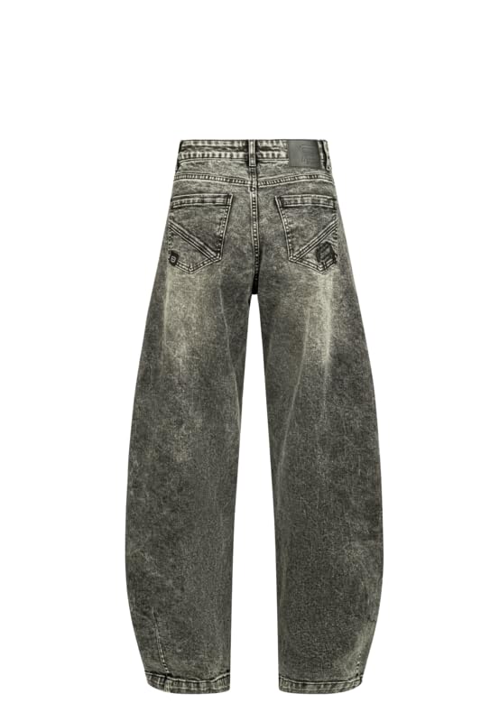 red-by-emp-hosen-damen-jeans-grau-barrel-fit-30w-32l-stickerei image 6