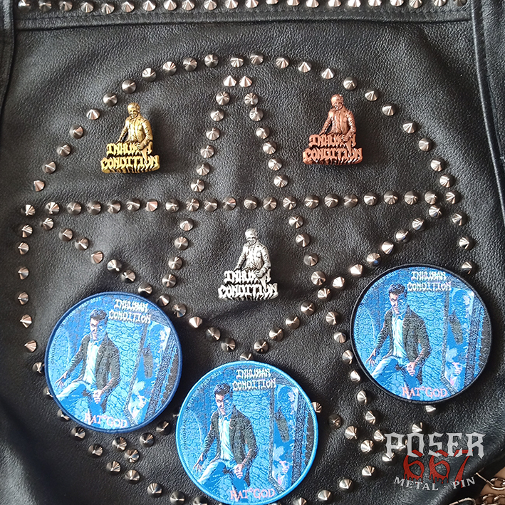 inhuman-condition-rat-god-patch-rund-9-cm-schwarz image 3
