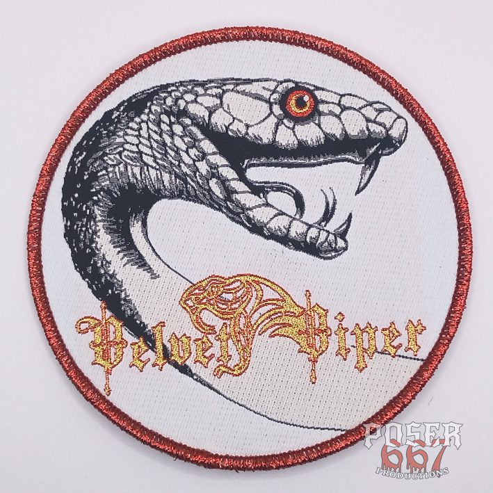 poser667-patches-velvet-viper-white-snake-patch-wei-er-rand image 1