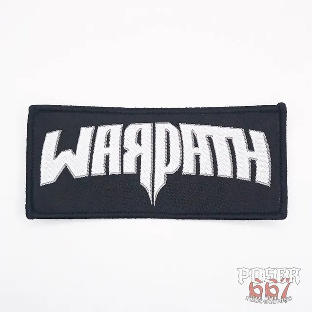 warpath-logo-patch-aufn-her-gewebt-11-cm image 1