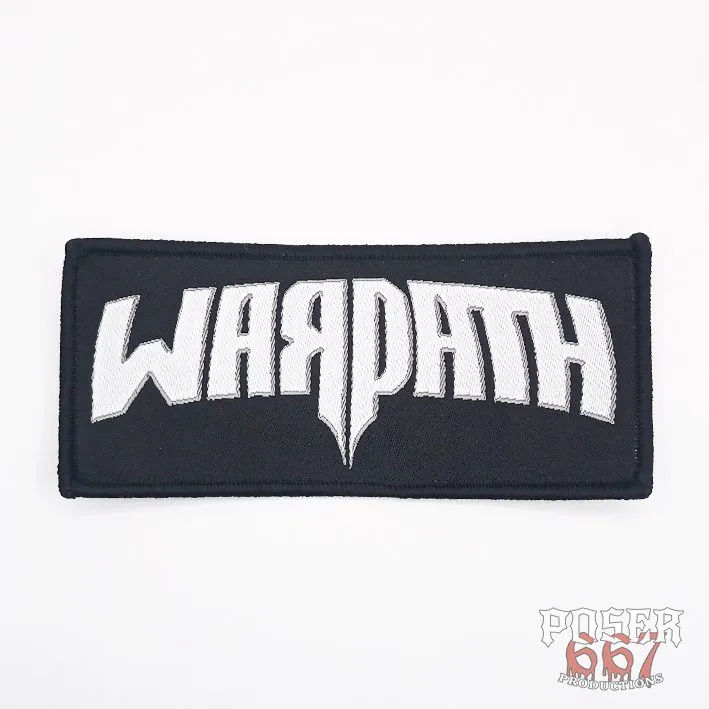 warpath-logo-patch-aufn-her-gewebt-11-cm image 1