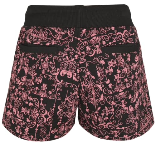 red-by-emp-shorts-damen-schwarz-pink-muster image 8