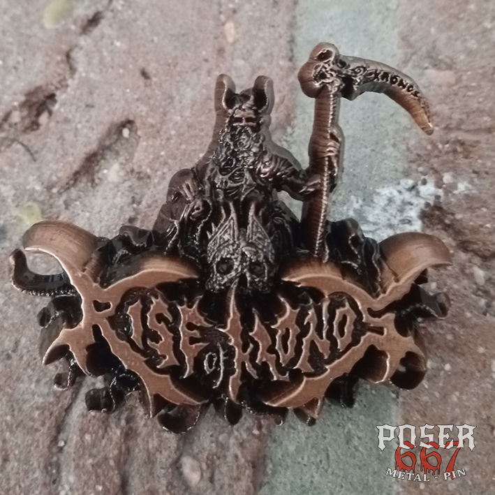 poser667-rise-of-kronos-3d-pin-antiksilber-5-cm-hoch image 2