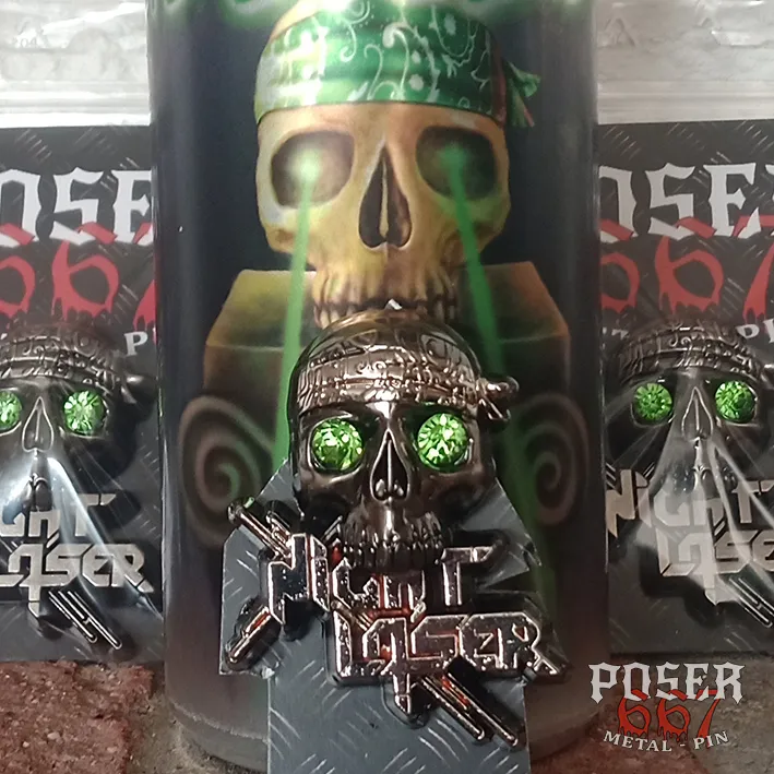 poser667-night-laser-laserhead-3d-pin-gun-metal-gr-n image 1