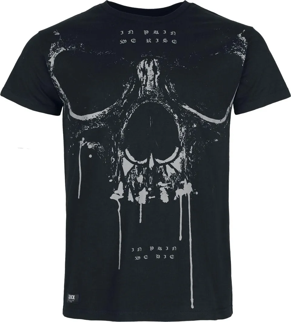 black-premium-by-emp-t-shirt-skullprint-schwarz-herren image 1