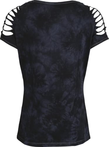 red-by-emp-t-shirt-blau-batik-cut-outs-gr-e-l image 8