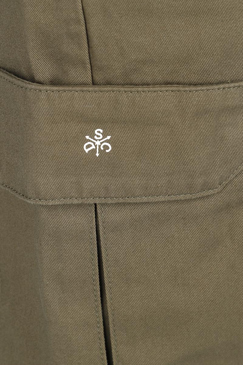 black-premium-by-emp-damen-shorts-olivgr-n-g-rtelschlaufen-gr-m image 4