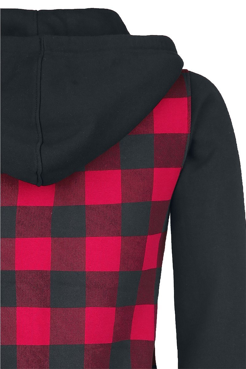 red-by-emp-kapuzenjacke-karo-schwarz-rot-gr-m image 6