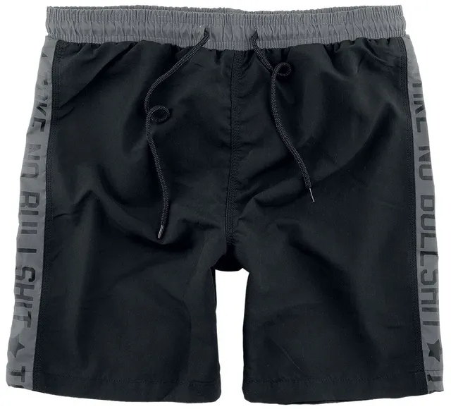 red-by-emp-bademode-herren-badeshorts-schwarz-mit-print image 1