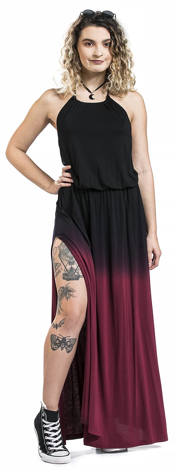 black-premium-by-emp-kleid-schwarz-rot-farbverlauf-gr-en-m-l image 4