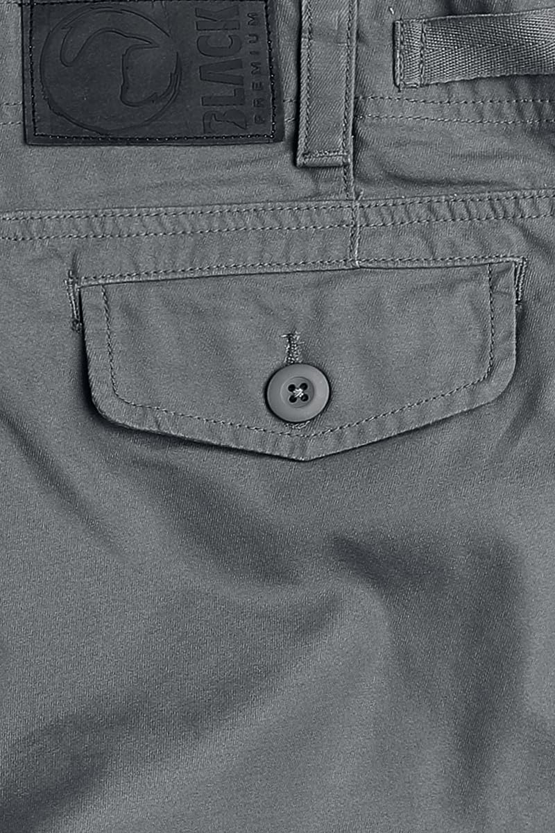 black-premium-army-vintage-shorts-hose-grau-herren image 6