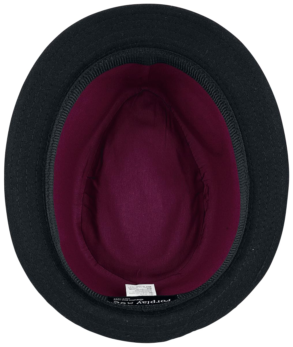 red-by-emp-unisex-hut-schwarz-garniturband-schmale-krempe image 3