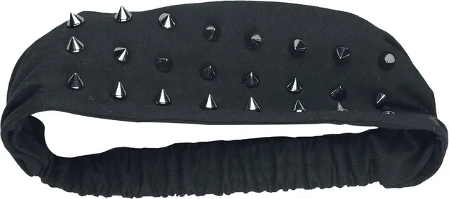 black-premium-by-emp-stirnband-mit-nieten-schwarz-damen image 1