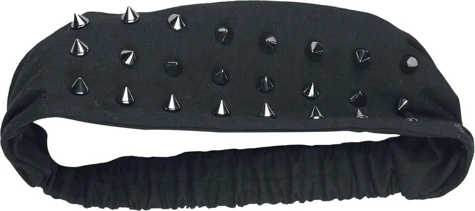 black-premium-by-emp-stirnband-mit-nieten-schwarz-damen image 1