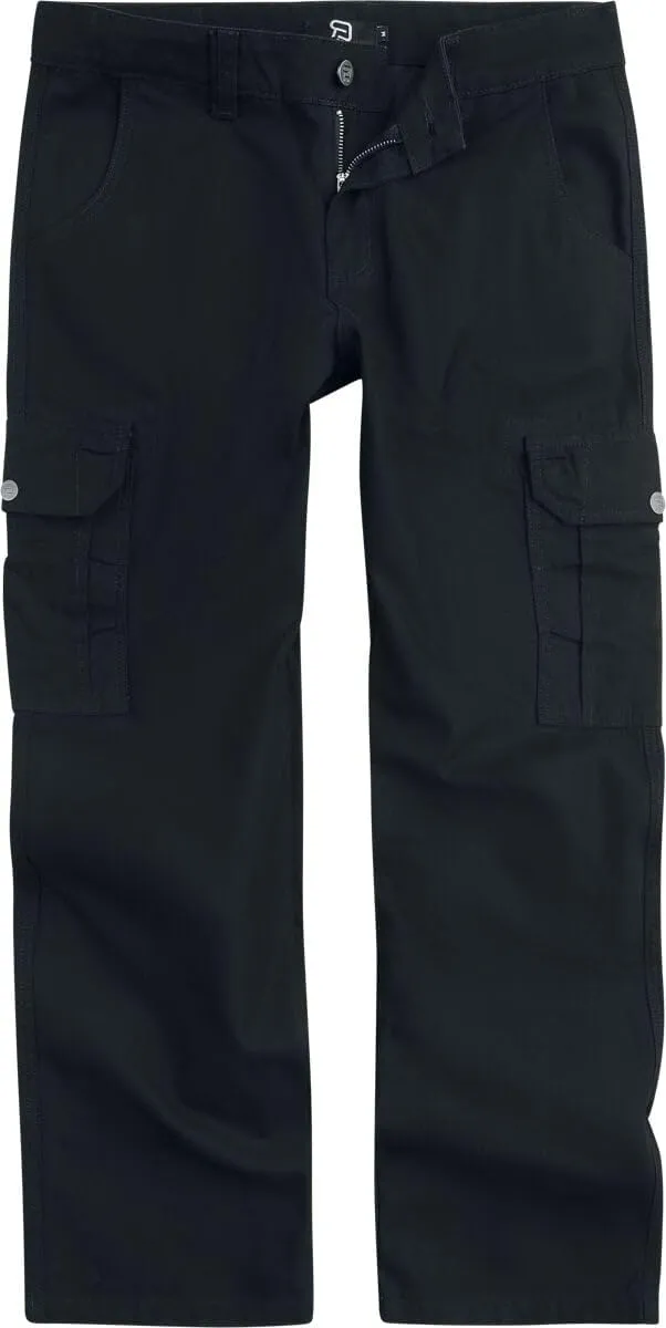 red-by-emp-hosen-herren-cargohose-schwarz-straight-fit-gr-e-l image 1