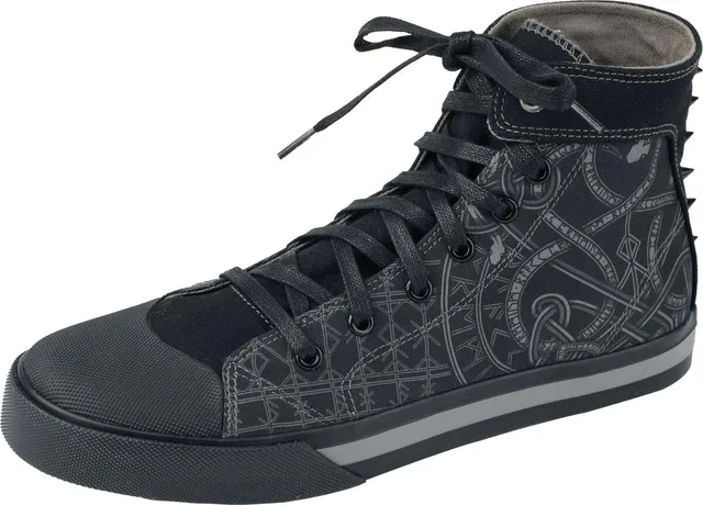 black-premium-celtic-snake-canvas-sneaker-schwarz-gr-38 image 1