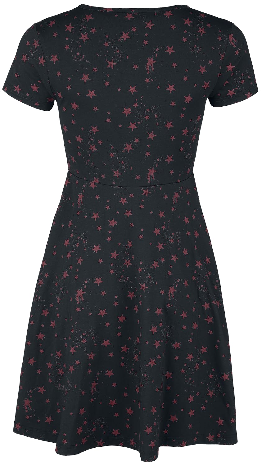 red-by-emp-sternchen-minikleid-schwarz-kurz-sternen-print image 3
