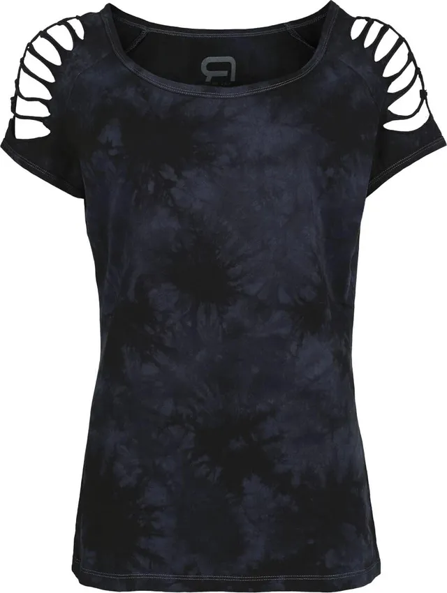 red-by-emp-t-shirt-blau-batik-cut-outs-gr-e-l image 1