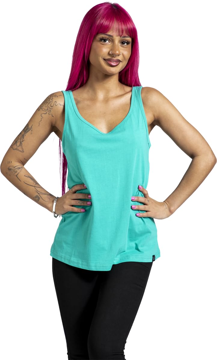 red-by-emp-damen-t-rkises-basic-top-gr-e-s image 2
