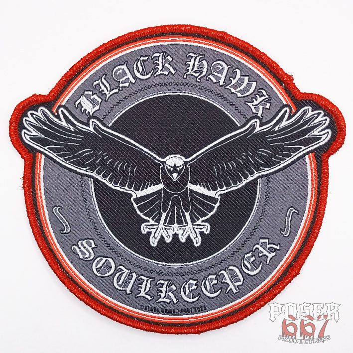black-hawk-soulkeeper-patch-gewebt-10cm-schwarz image 1