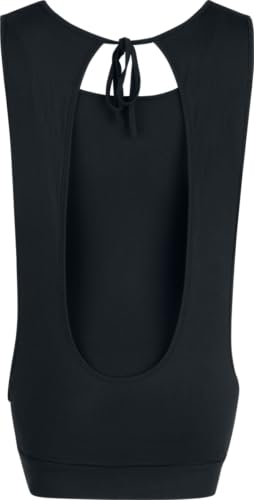 black-premium-by-emp-top-damen-double-layer-wasserfallausschnitt image 8