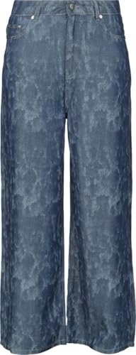 red-by-emp-wide-leg-stoffhose-damen-blau-denim-optik-30w-32l image 8