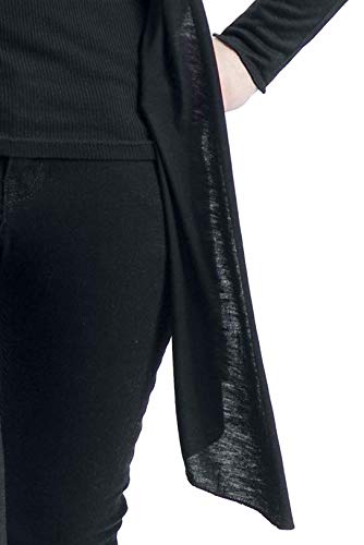 black-premium-by-emp-overlay-hood-cardigan-schwarz-m-lang image 6