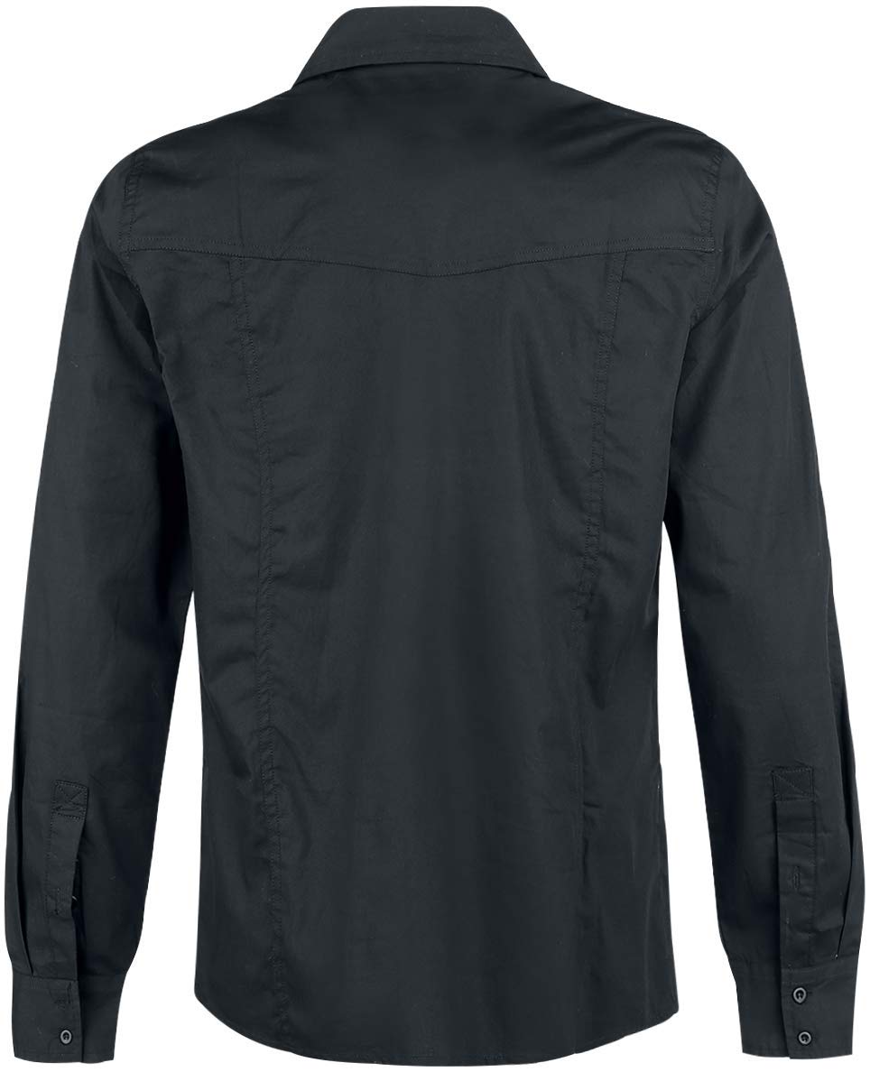 black-premium-by-emp-herren-hemd-schwarz-basic-gr-xxl image 3