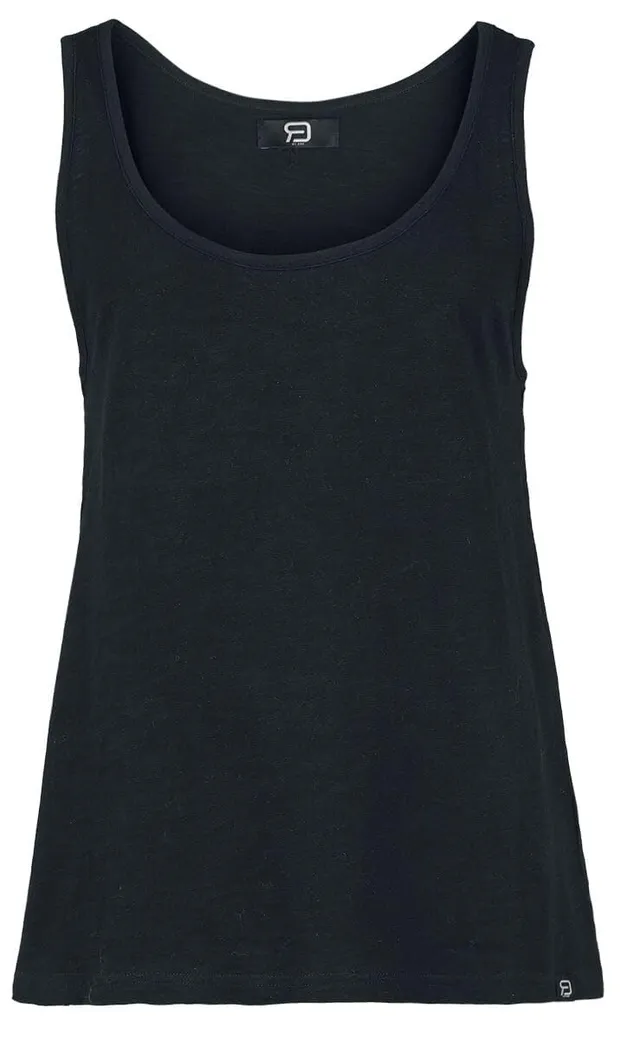 red-by-emp-top-damen-schwarz-rundhals-gr-m-baumwolle image 1