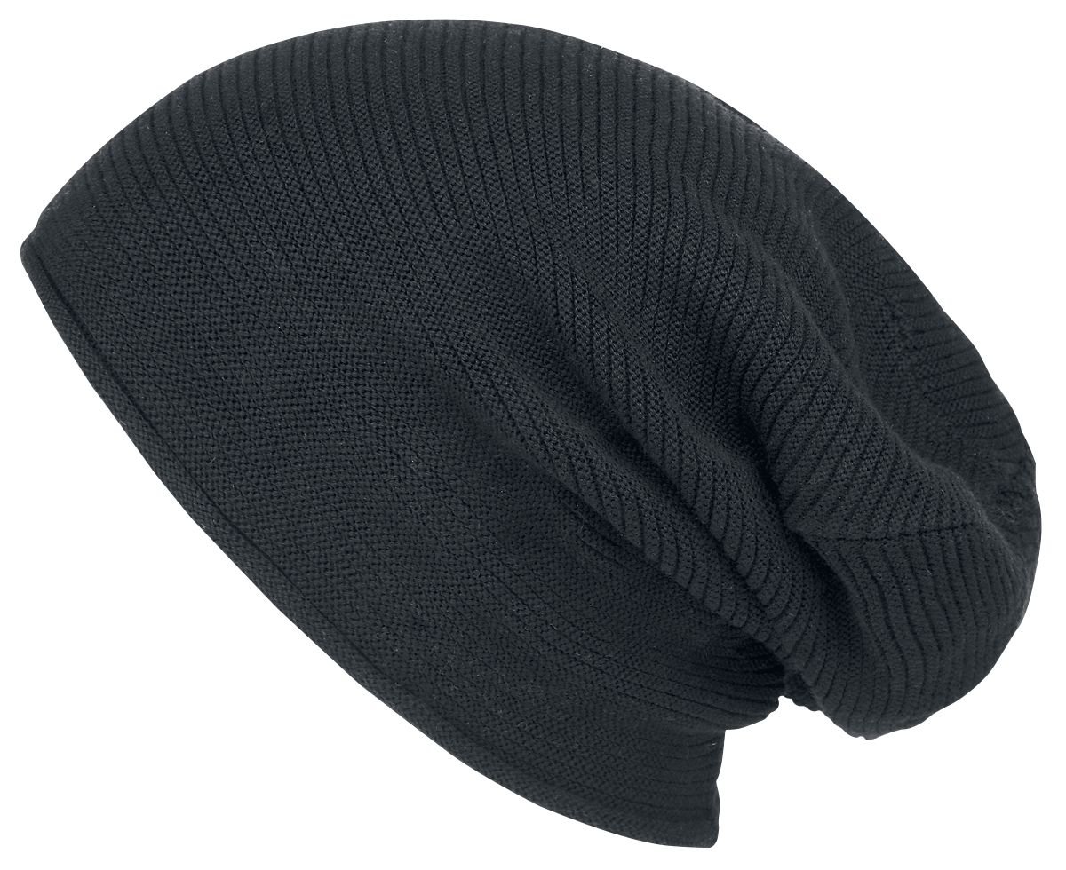 black-premium-beanie-unisex-schwarz-basic-m-tze image 5