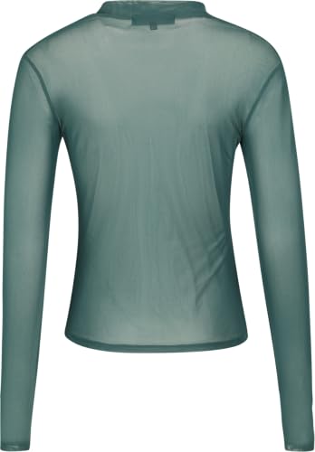 black-premium-by-emp-damen-mesh-langarmshirt-gr-n-gr-e-m image 8